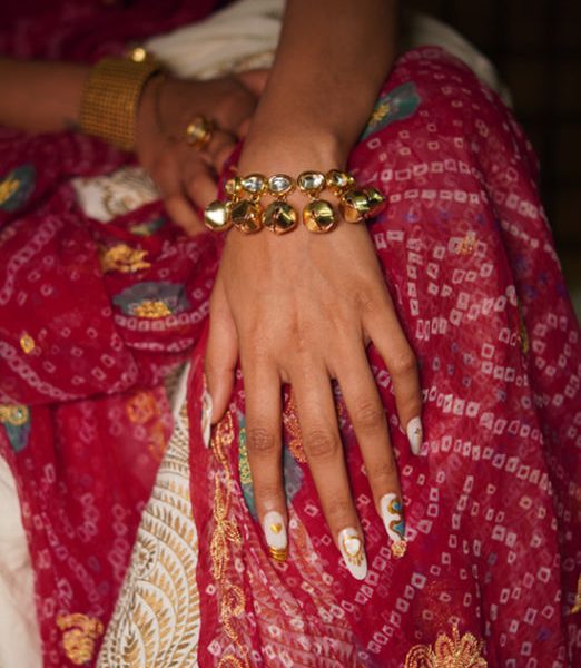 Kundan Ghunghroo Bracelet (RJB513)