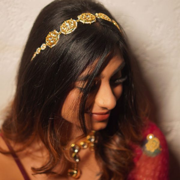 Dulhan Statement Head Band (RJMM190)